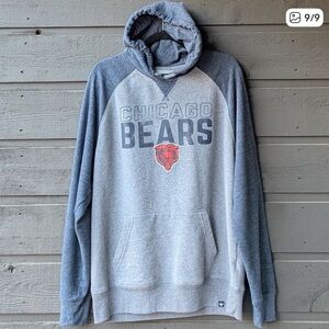 '47 Chicago Bears Legacy Match Raglan Hoodie Size XL NFL Chicago Bears Soft Cozy